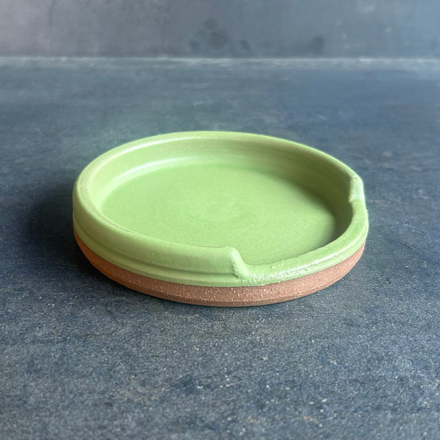 Coaster - Green Matte / Rust