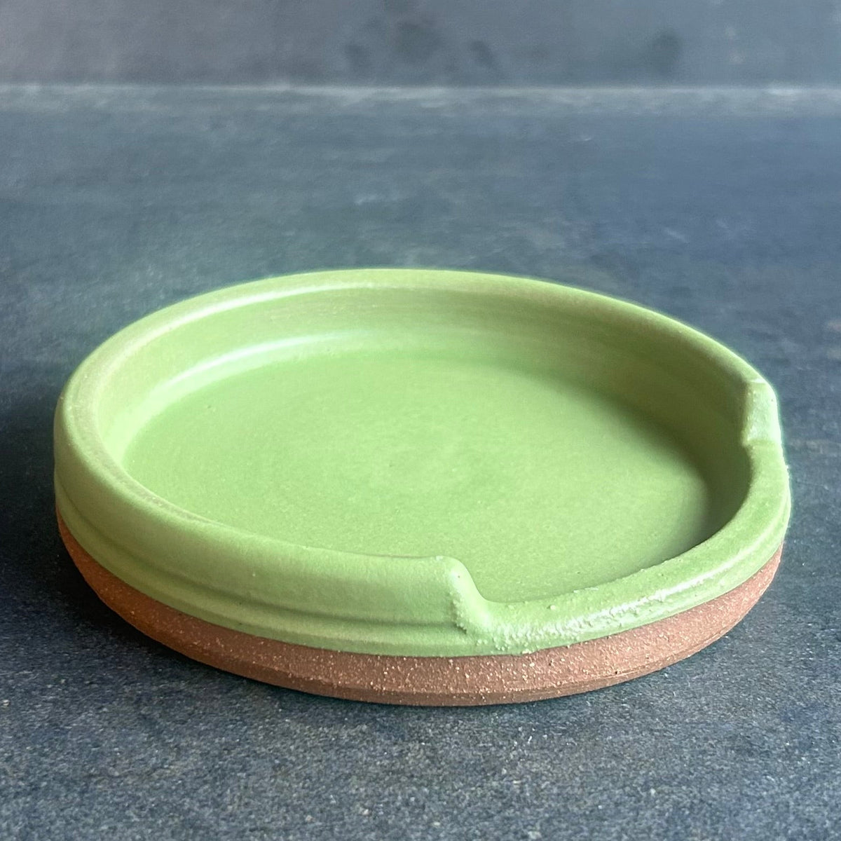 Coaster - Green Matte / Rust