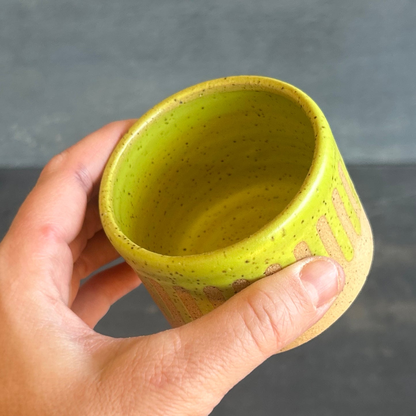 4oz. Drip Cortada Cup - Citrus Matte / Speckled Buff