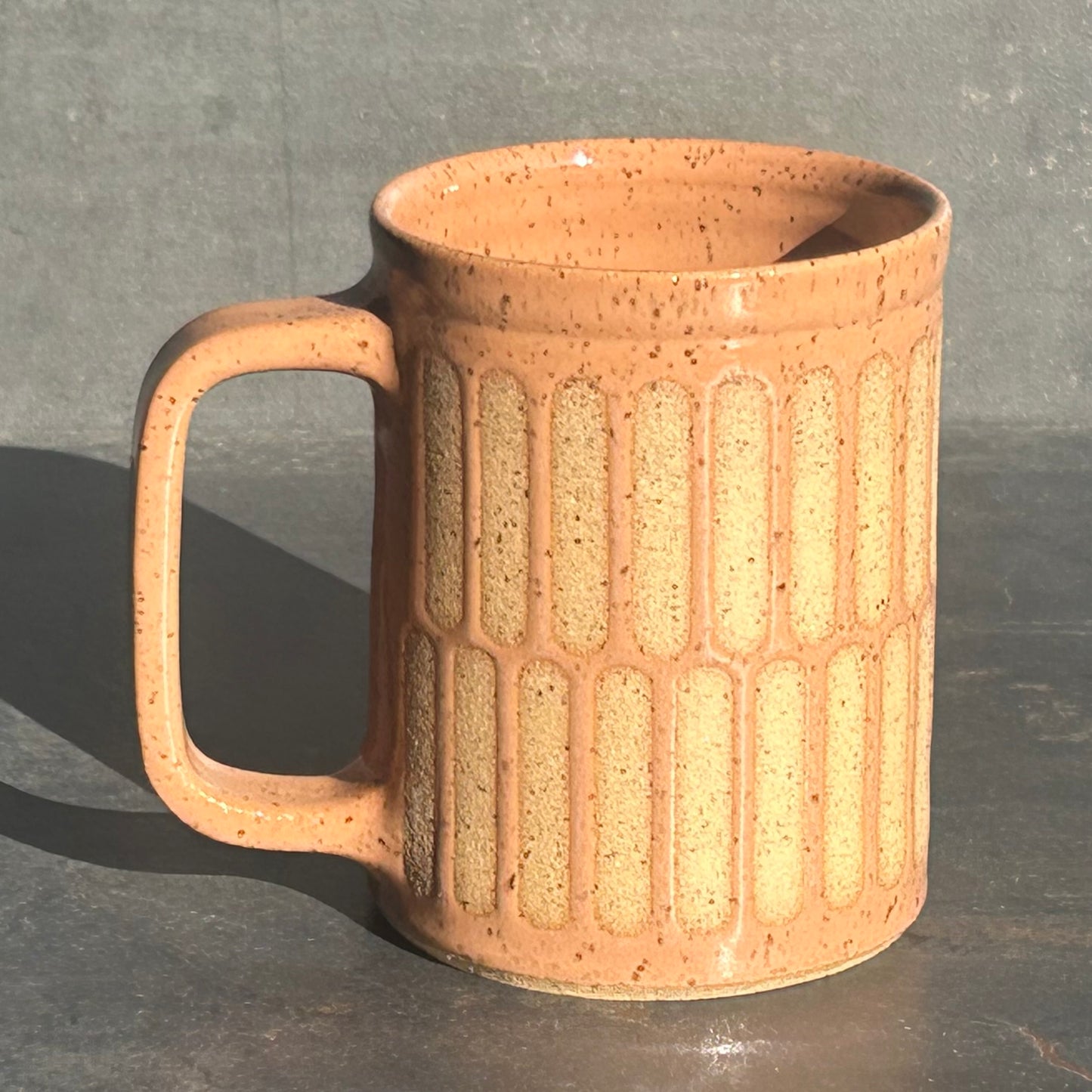 Pattern Mug - Nude / Speckled Buff