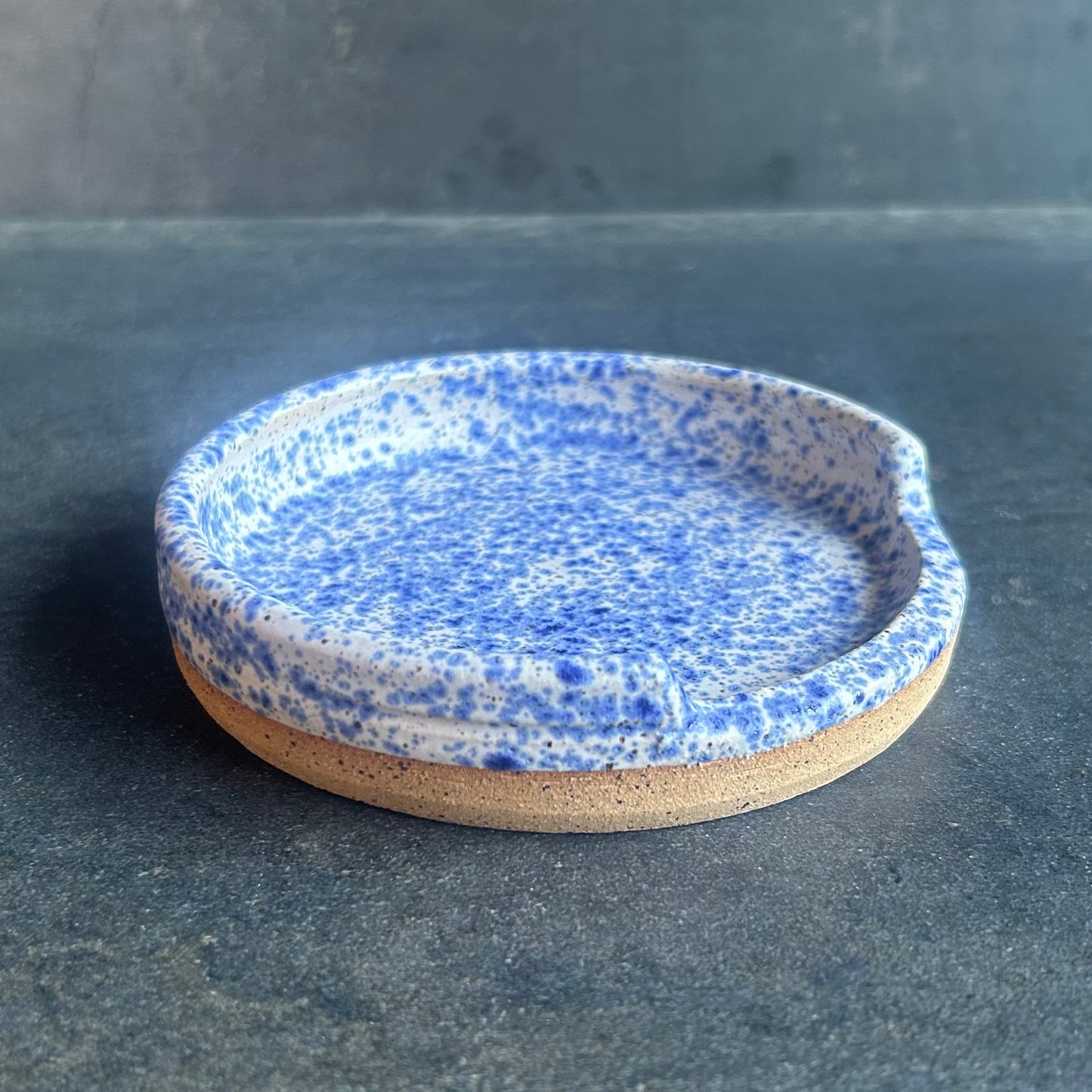 Coaster - Blue Splatter / Speckled Buff