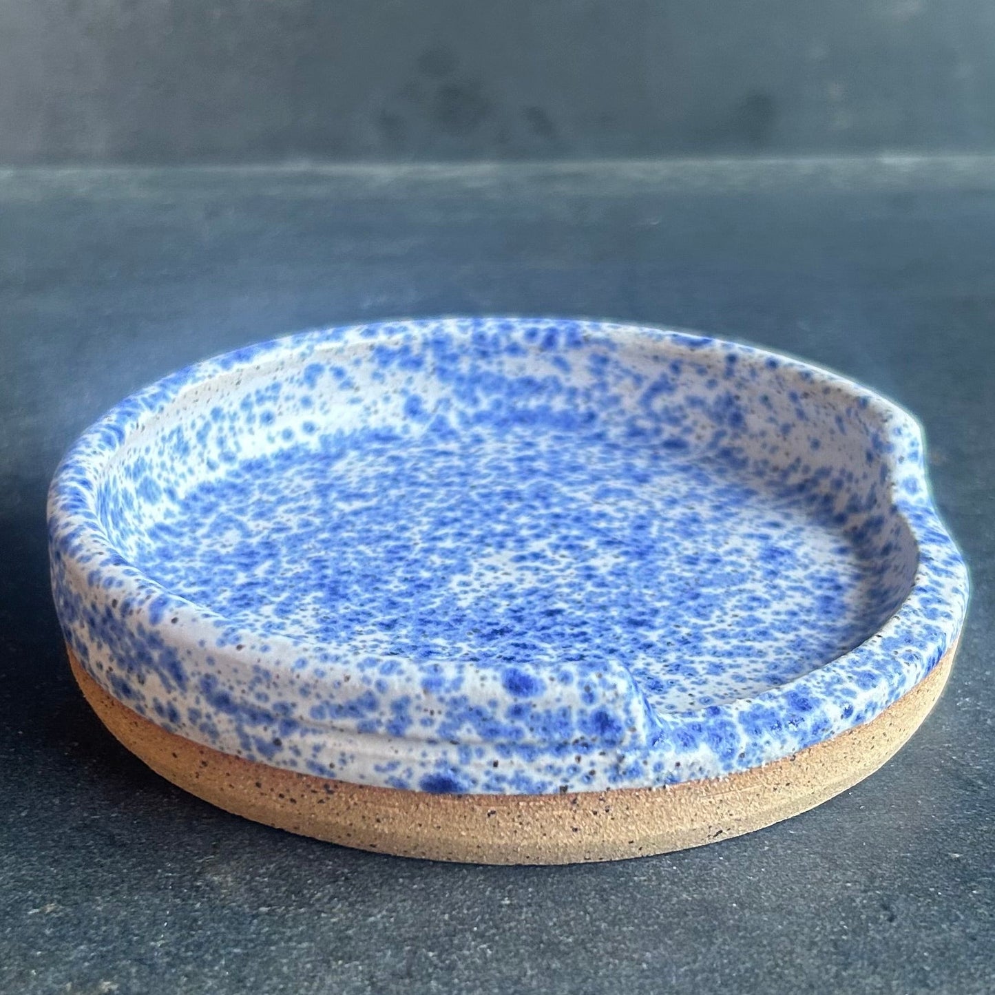 Coaster - Blue Splatter / Speckled Buff