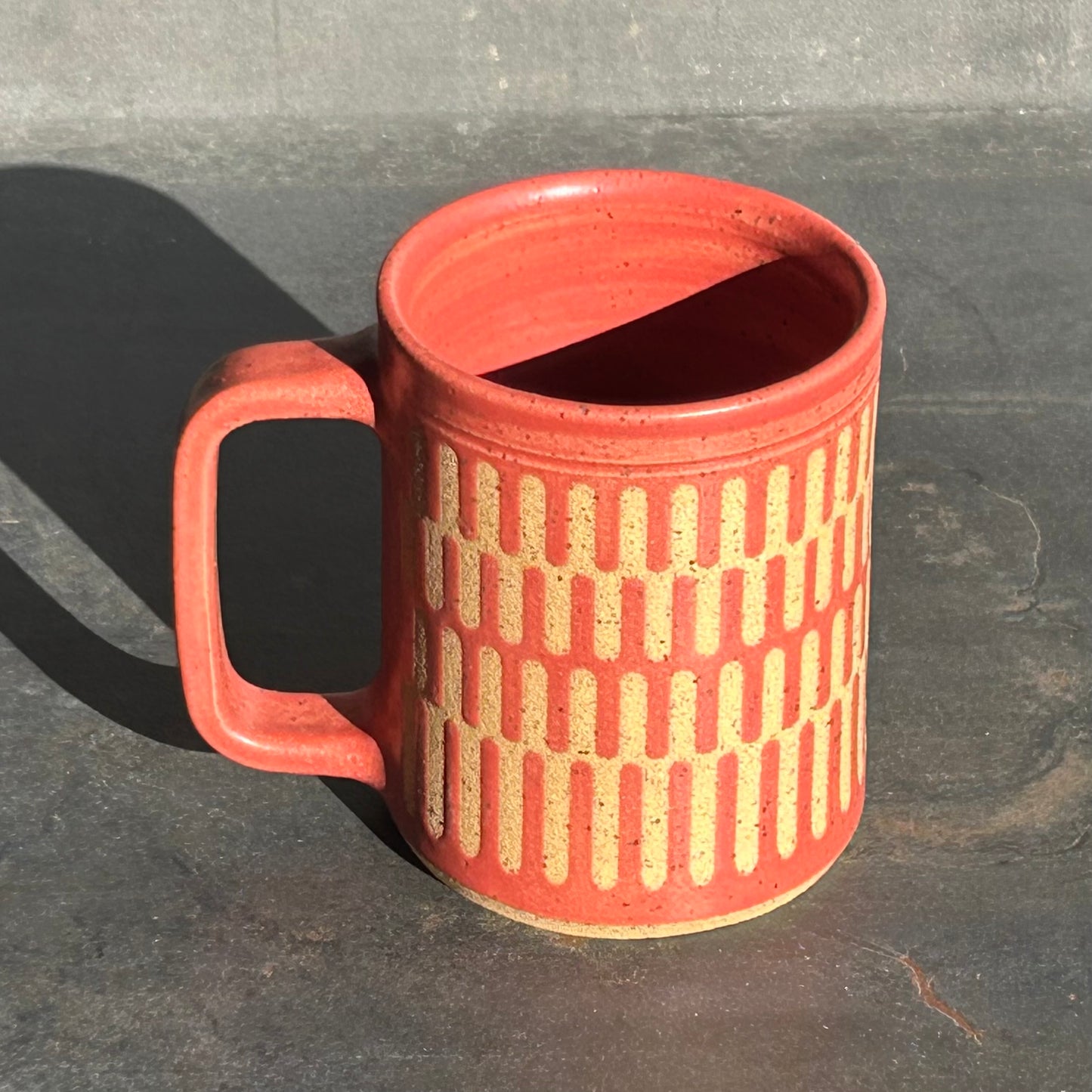 Pattern Mug - Rose Matte / Speckled Buff