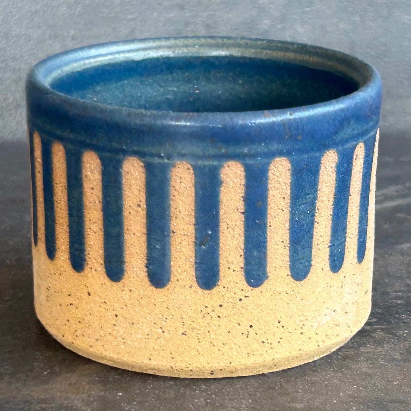 4oz. Cortada Cup - Midnight Blue / Speckled Buff