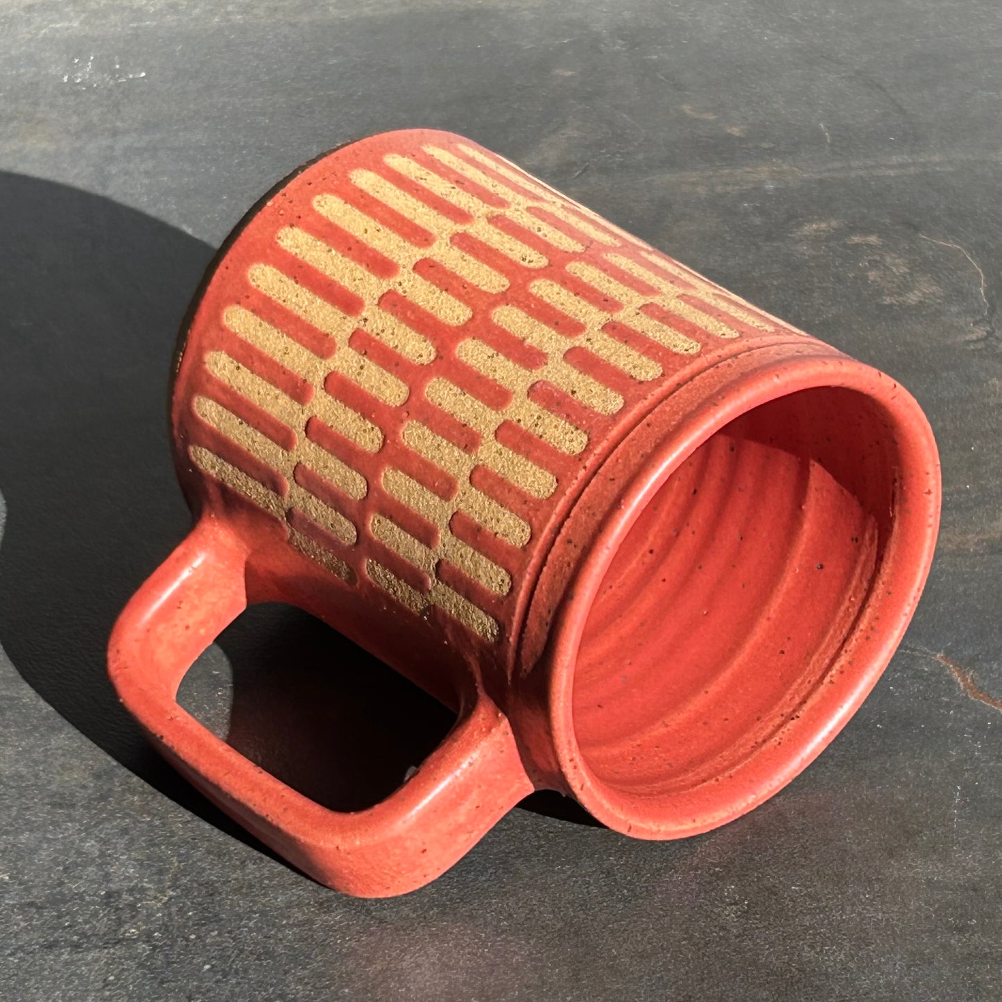 Pattern Mug - Rose Matte / Speckled Buff