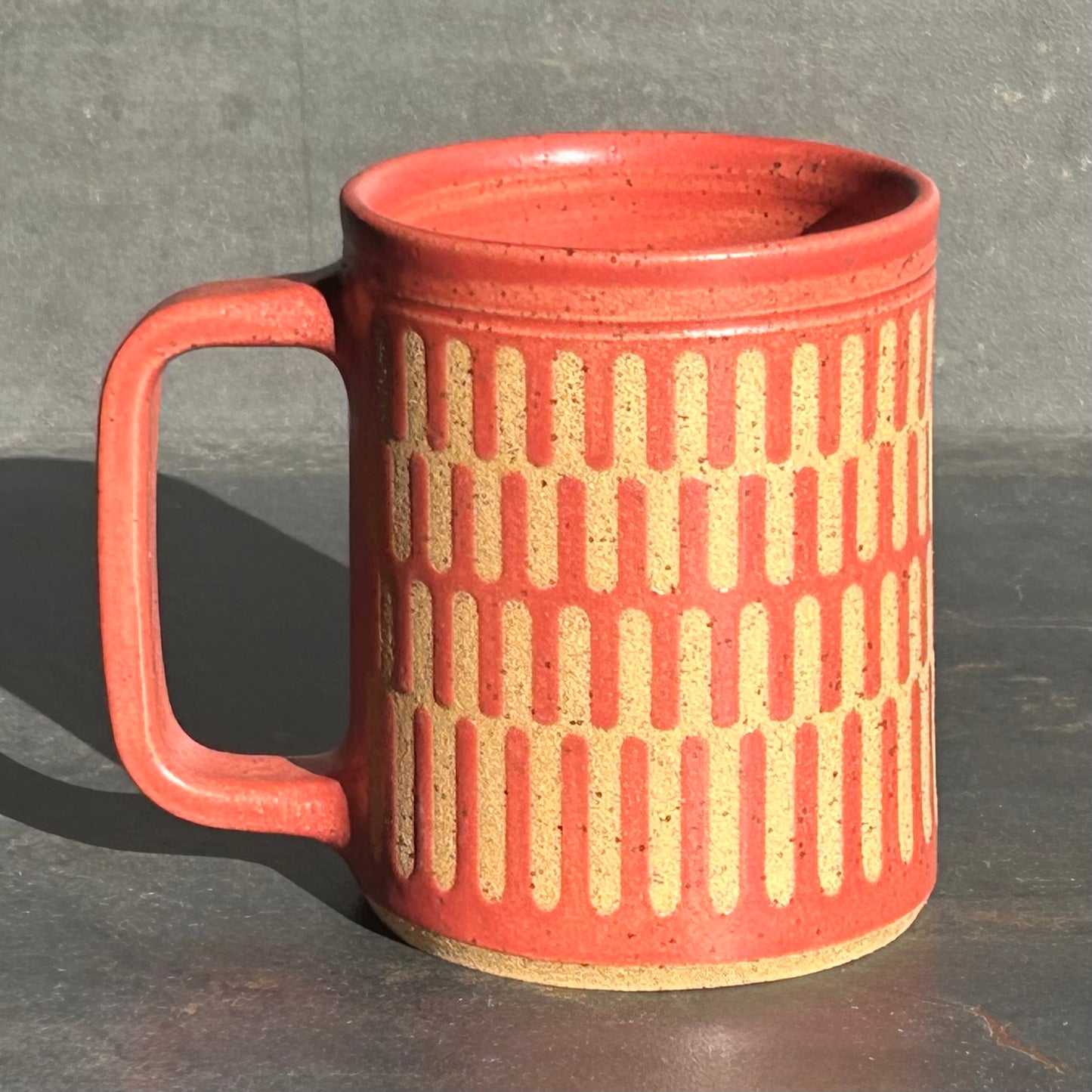 Pattern Mug - Rose Matte / Speckled Buff