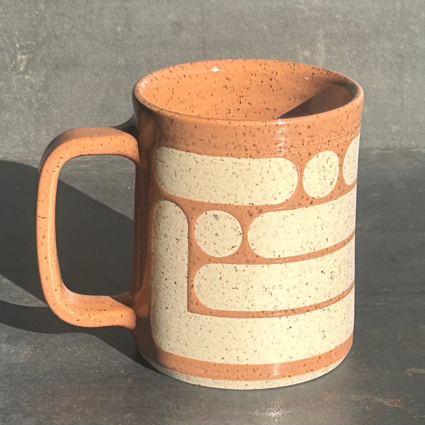 Blob Mug - Nude / Speckled White