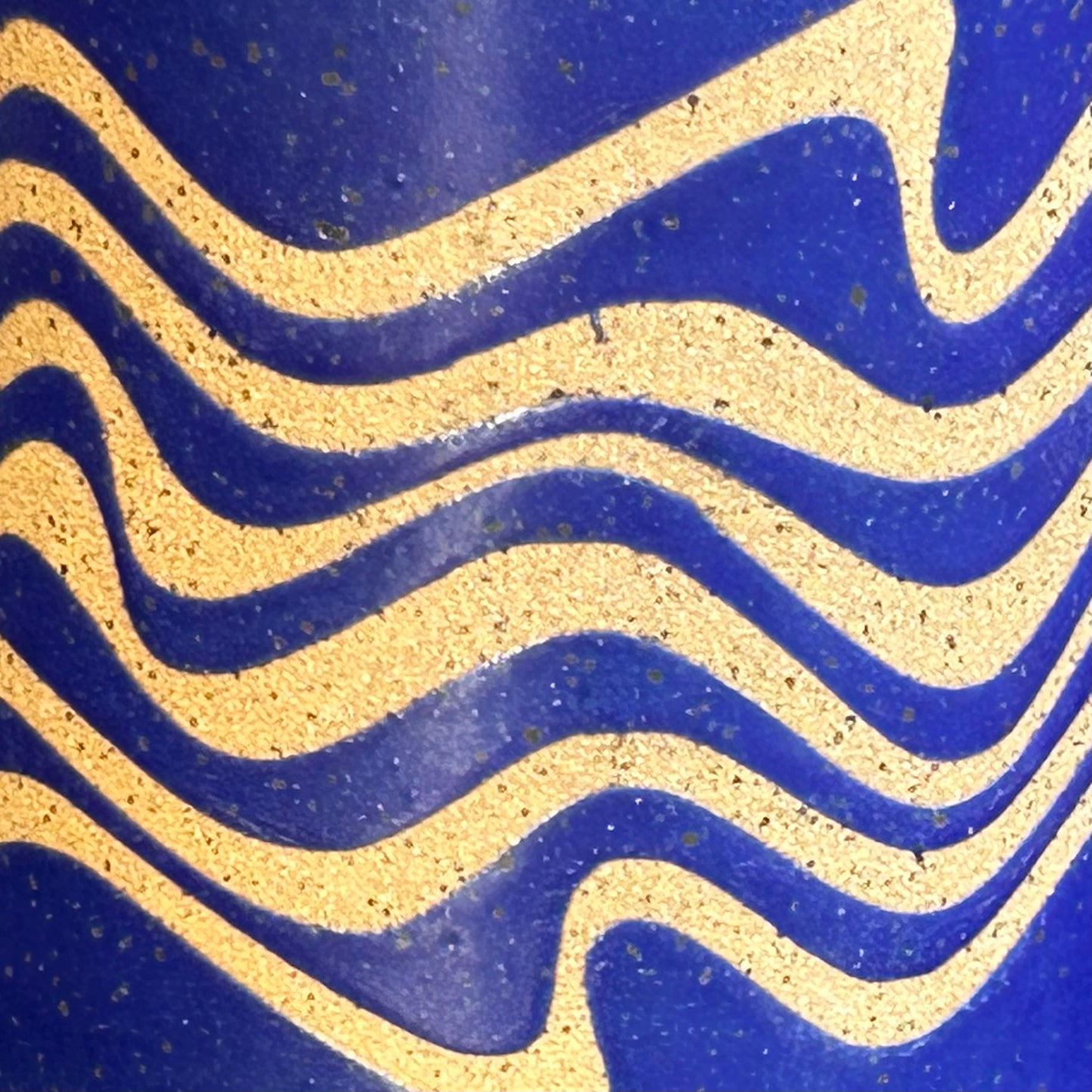 Wave Mug - Blue / Speckled Buff
