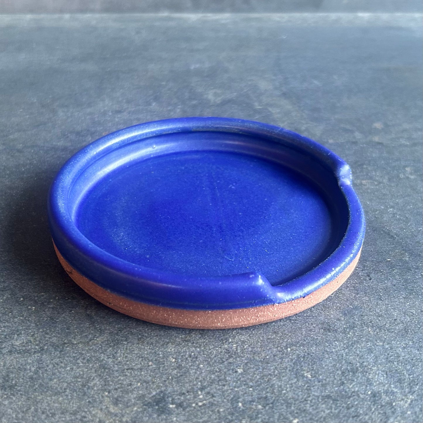 Coaster - Blue Matte / Rust