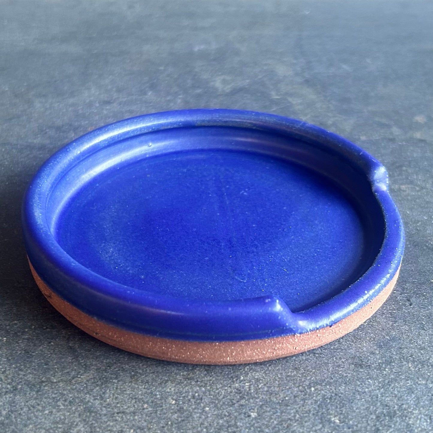 Coaster - Blue Matte / Rust