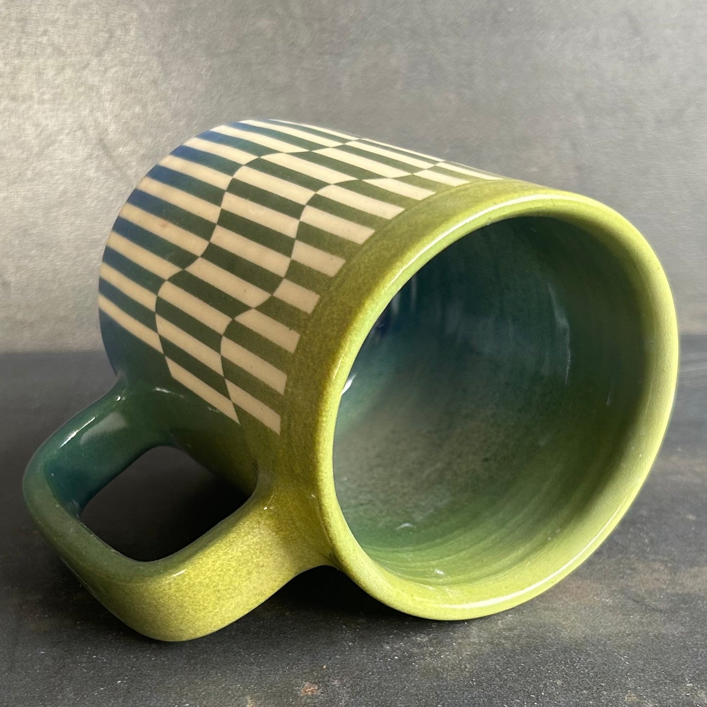 Wavy Stripe Mug -Sunset 3
