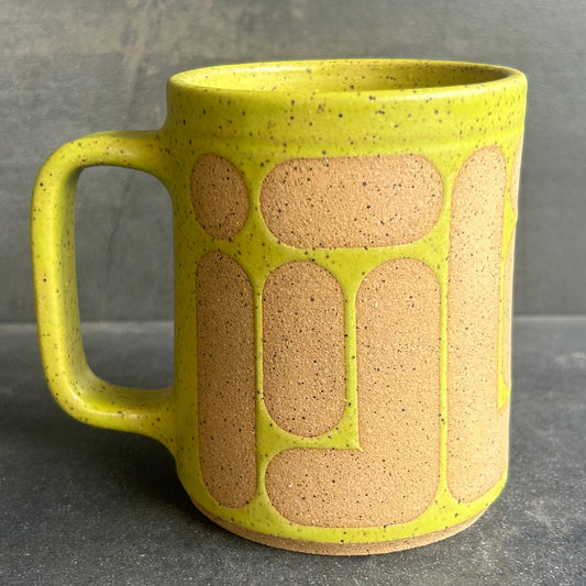 Blob Mug - Citrus Matte / Speckled Buff