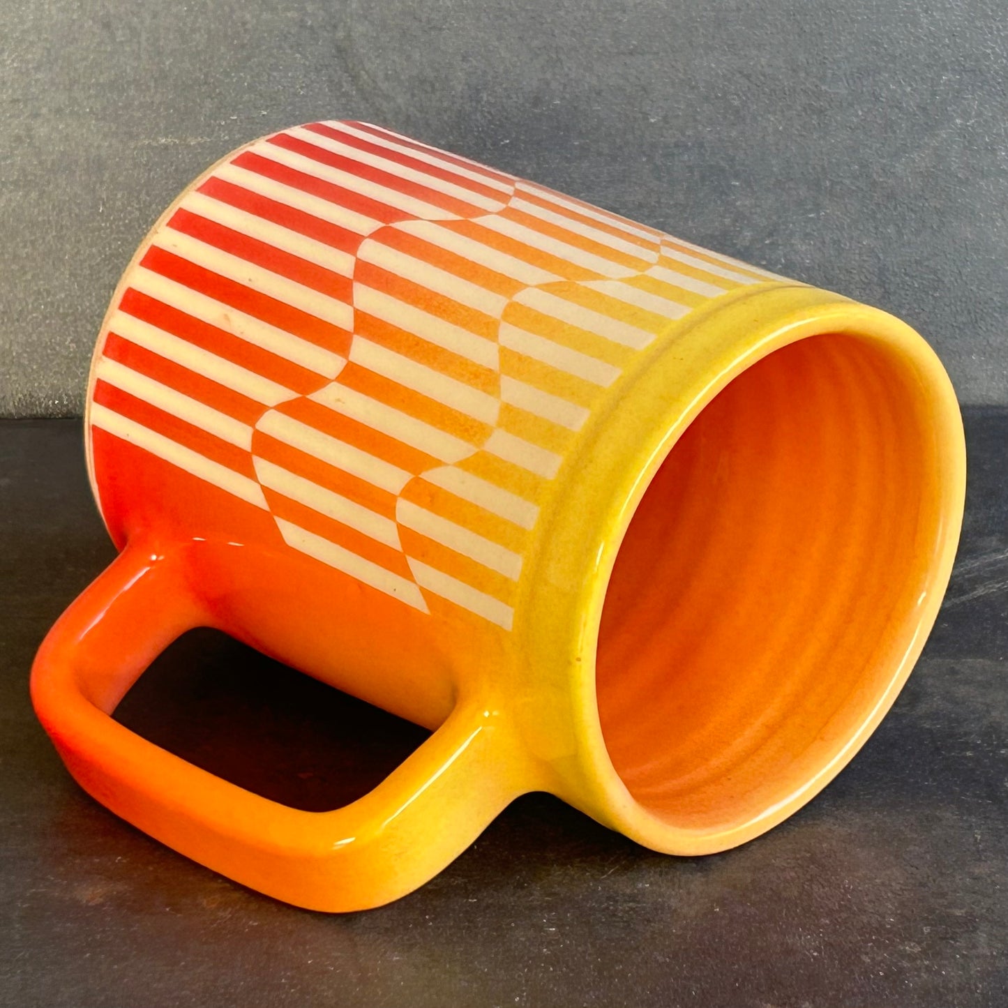 Wavy Stripe Mug -Sunset 1