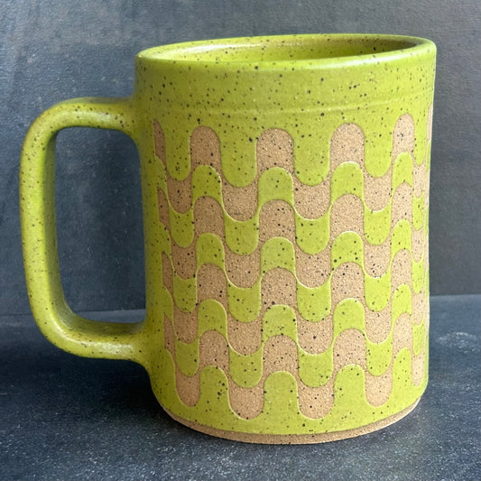 Retro Mug - Citrus Matte / Speckled Buff