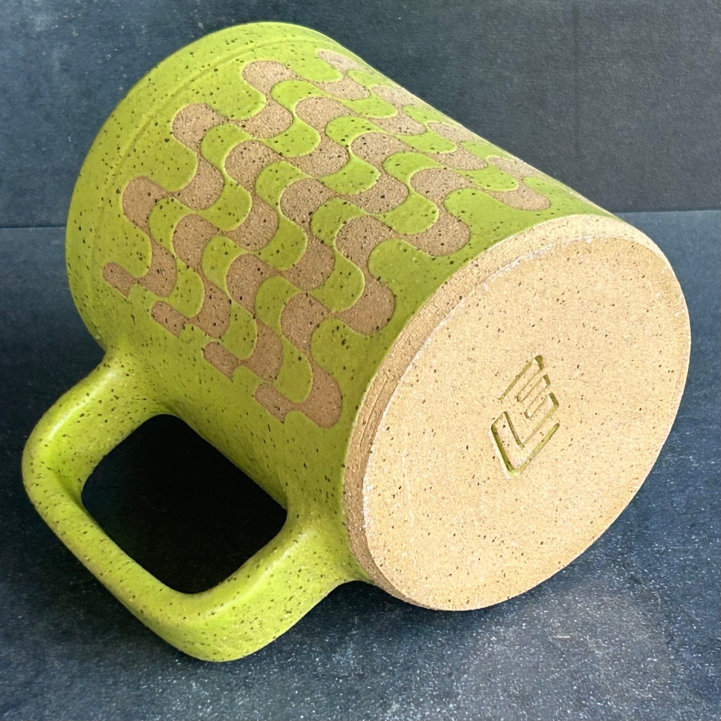 Retro Mug - Citrus Matte / Speckled Buff