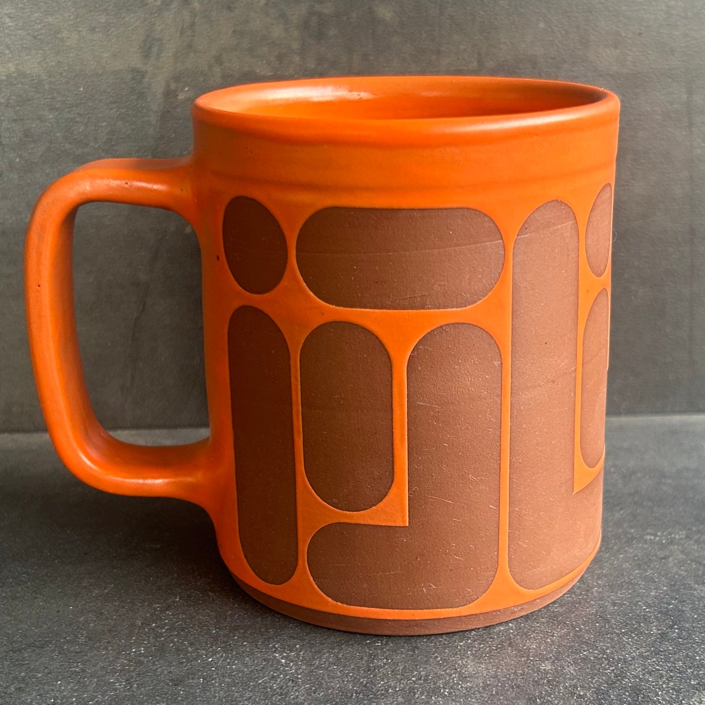 Blob Mug - Orange Matte / Rust