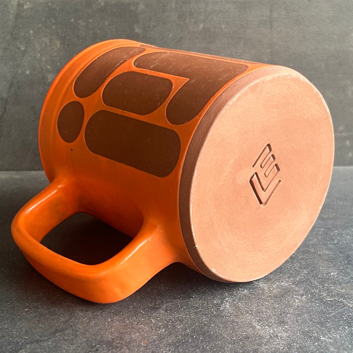 Blob Mug - Orange Matte / Rust