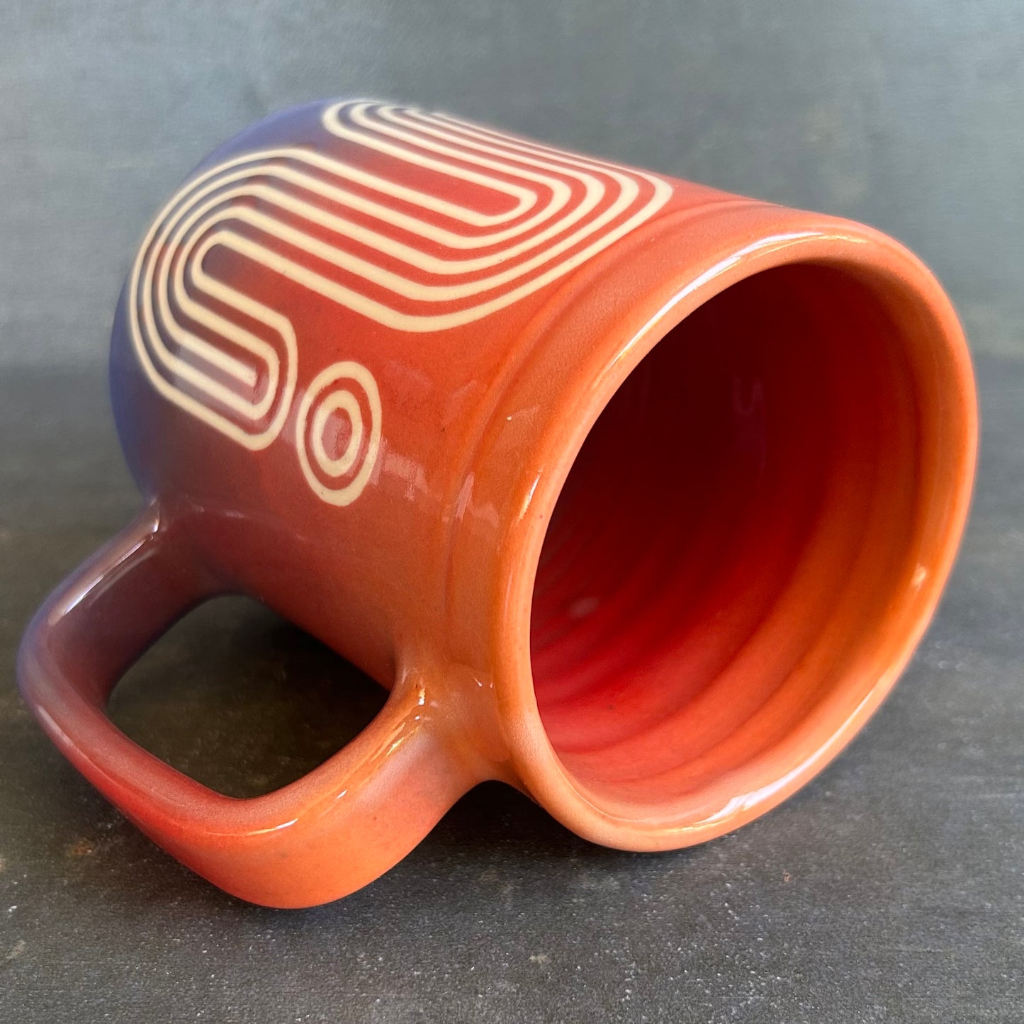 Big Wave Mug -  Fade Blue to Red
