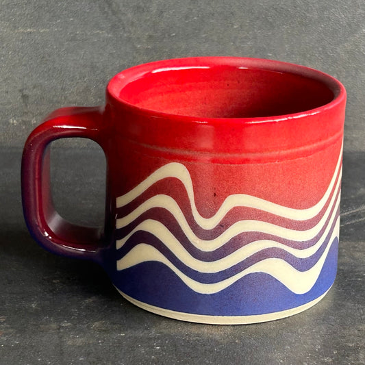 Mini Wave Mug - Sunset 2