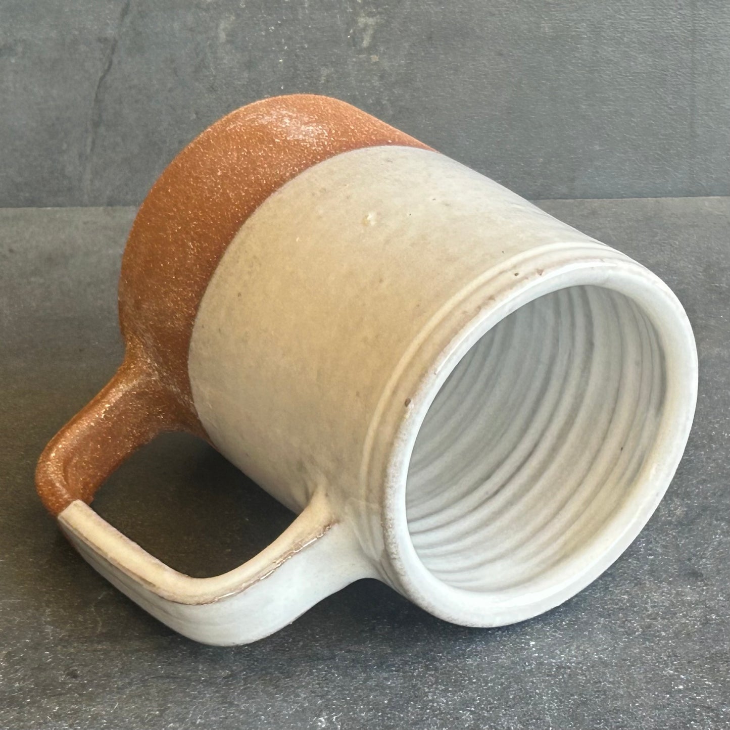 Mug - Rust / White