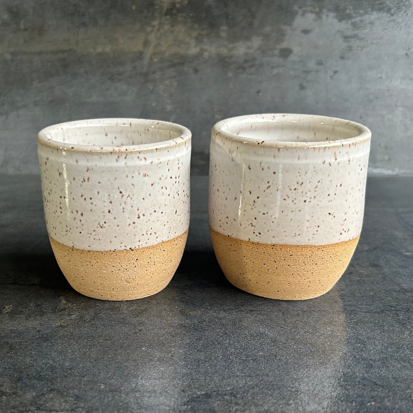 Espresso Cup - Speckled White