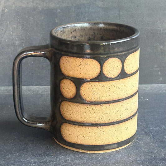Blob Mug - Espresso / Speckled Buff