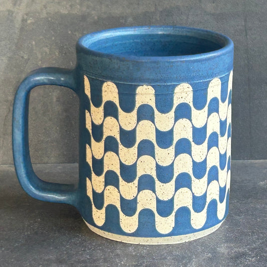 Retro Mug - Midnight Matte / White Speckle