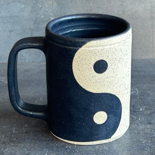 Yin Yang Mug - Matte Black / Speckle