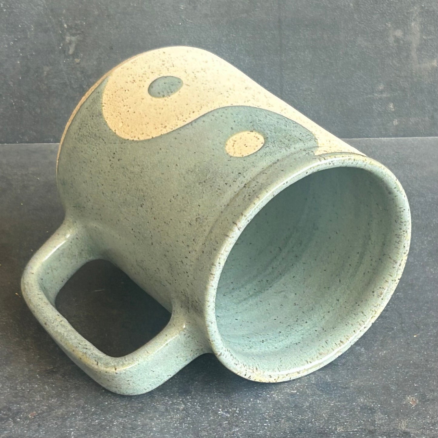Yin Yang Mug - Ocean / Speckle