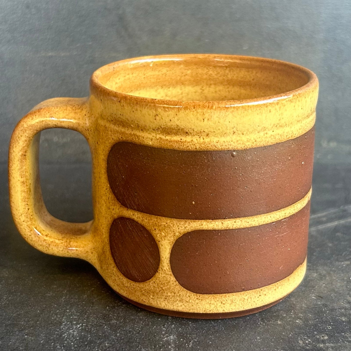 Mini Blob Mug - Golden Shino / Rust