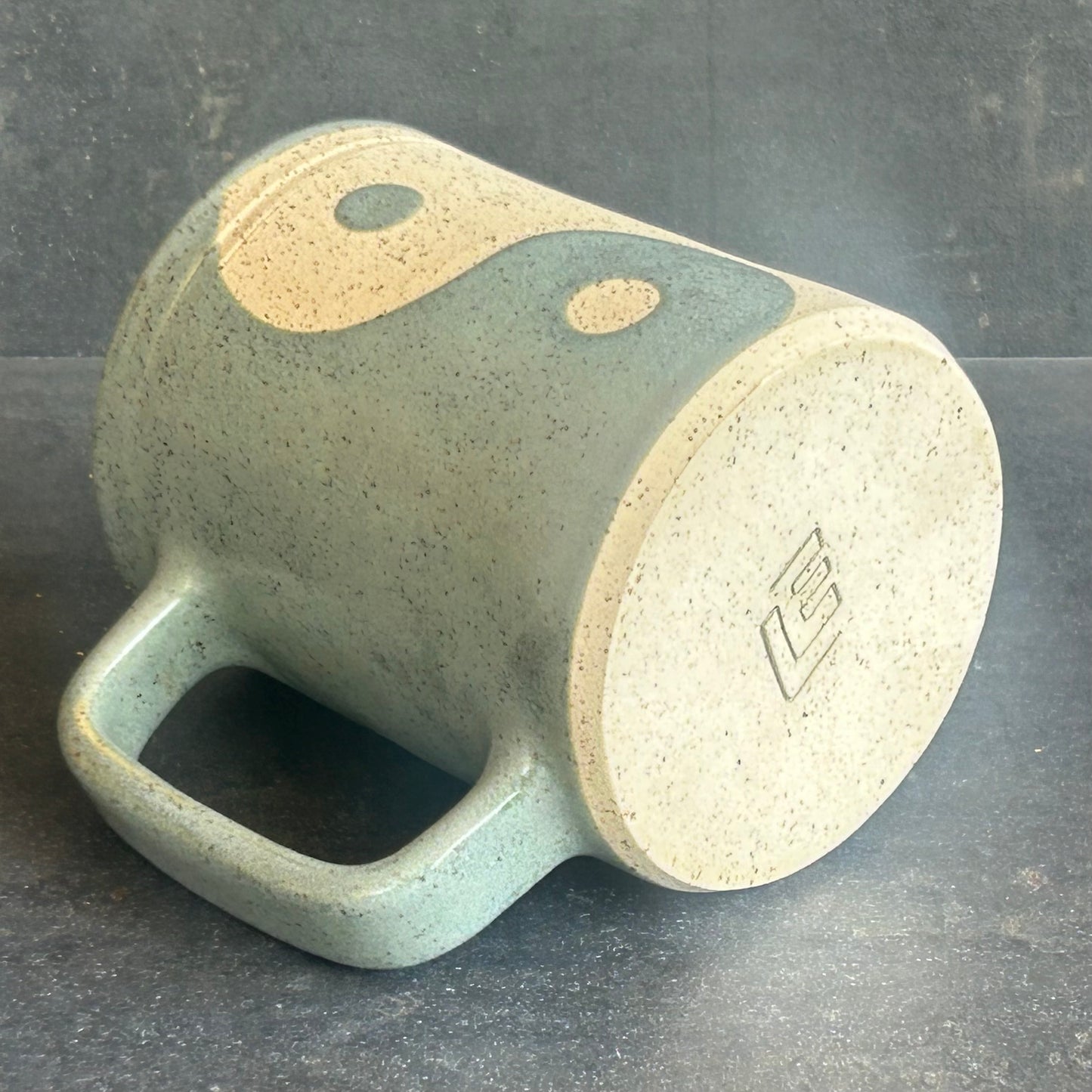 Yin Yang Mug - Ocean / Speckle