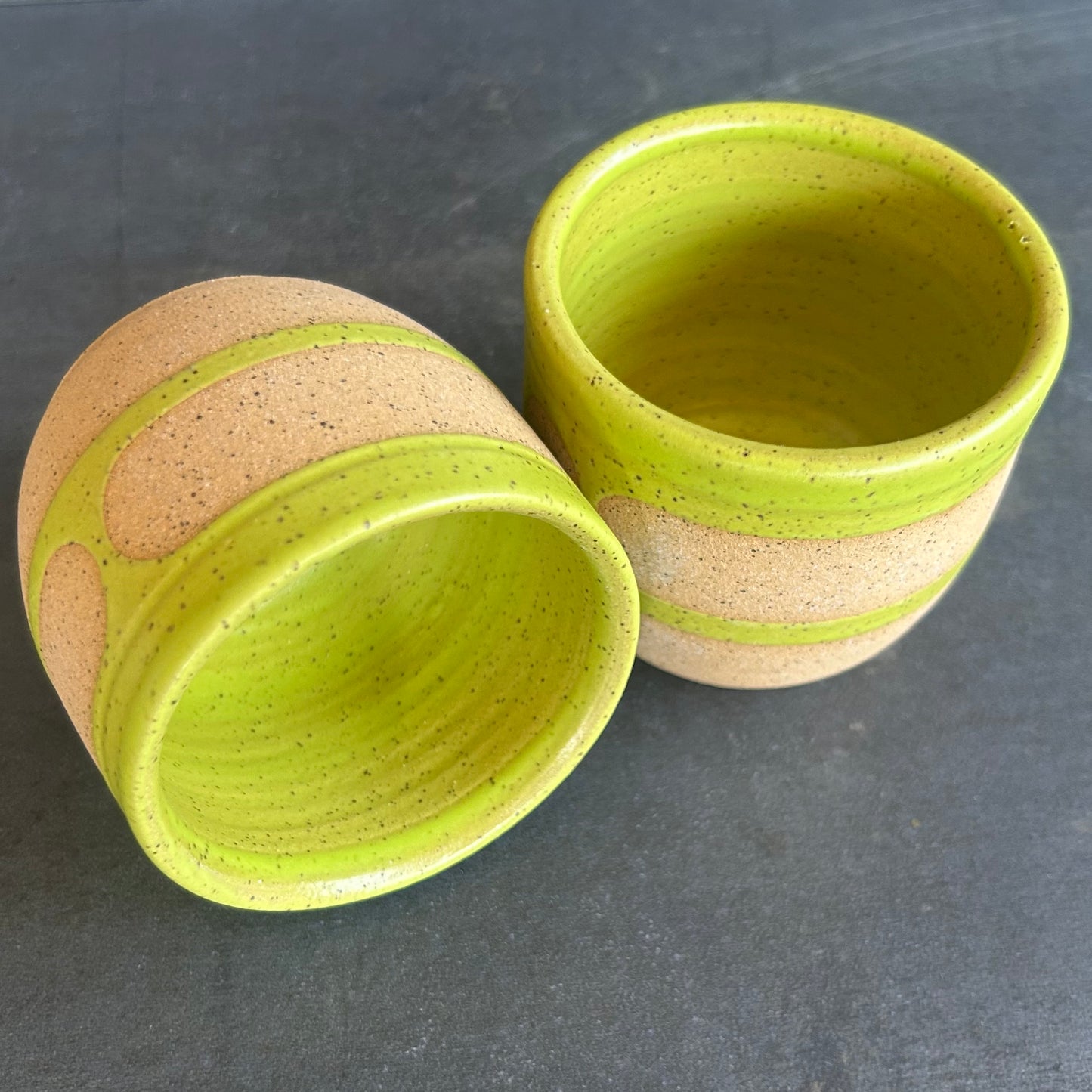 8oz Blob Cup - Citrus Matte / Speckled Buff