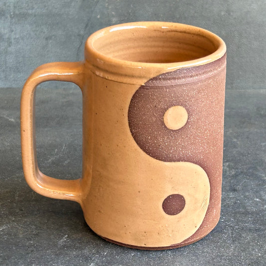 Yin Yang Mug - Nude / Rust