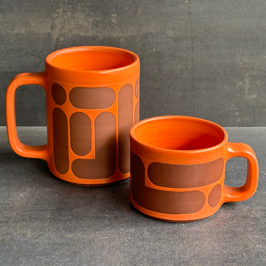 Mini Blob Mug -Orange Matte / Rust