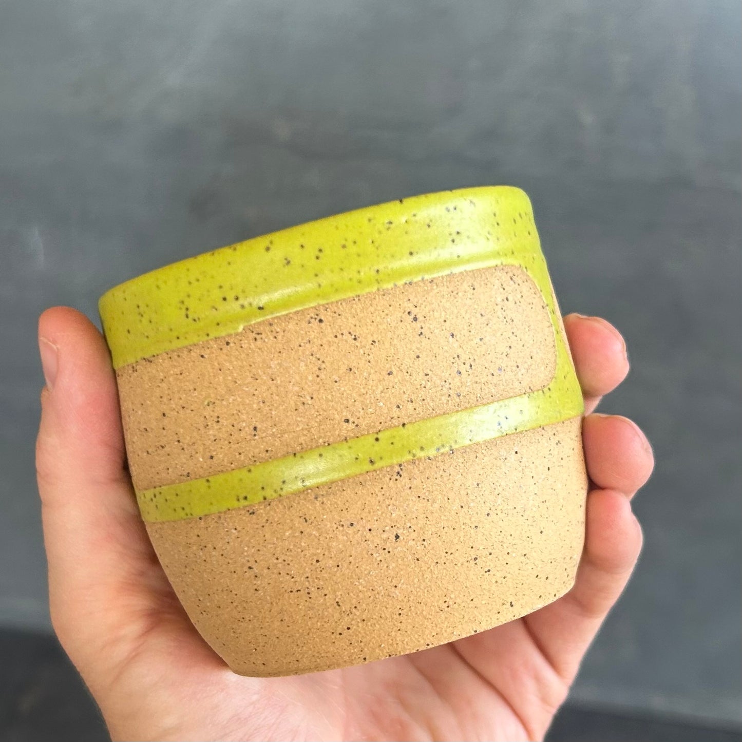 8oz Blob Cup - Citrus Matte / Speckled Buff