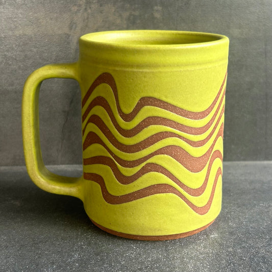 Wave Mug - Citrus Matte / Rust