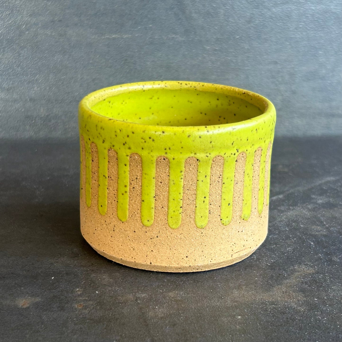 4oz. Drip Cortada Cup - Citrus Matte / Speckled Buff