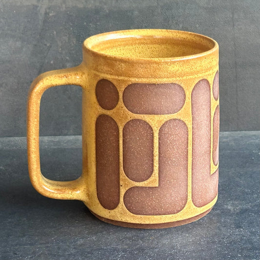 Blob Mug - Golden Shino / Rust