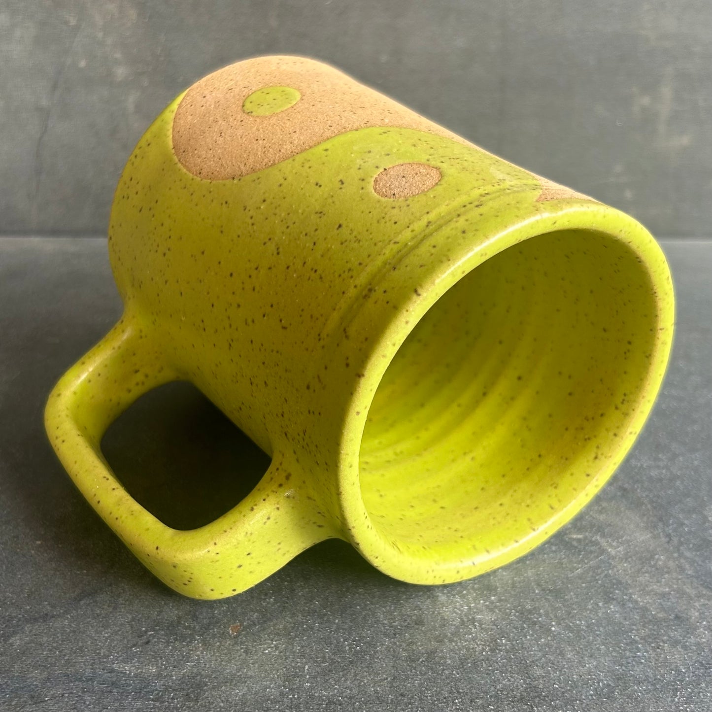 Yin Yang Mug - Citrus Matte / Speckle Buff