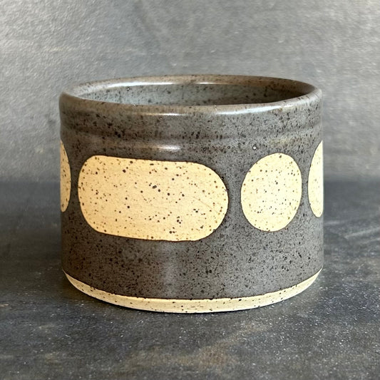 4oz. Blob Cortada Cup - Gray / Speckled White
