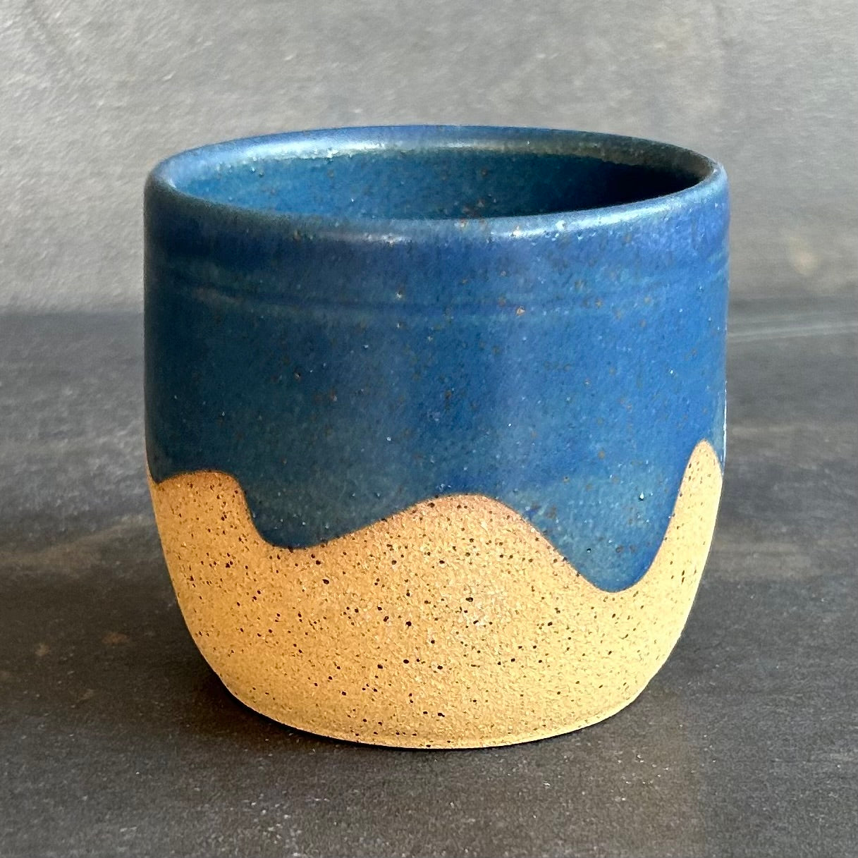 8oz Wave Cup -Midnight Blue / Speckled Buff