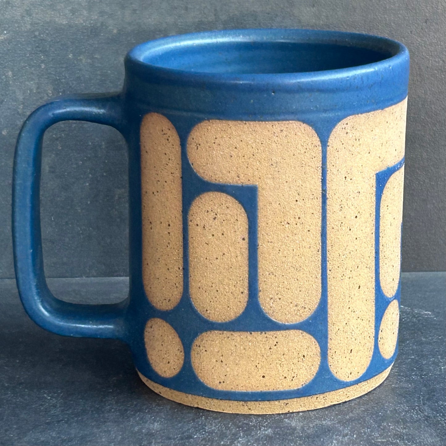 Blob Mug - Midnight Blue / Speckled Buff