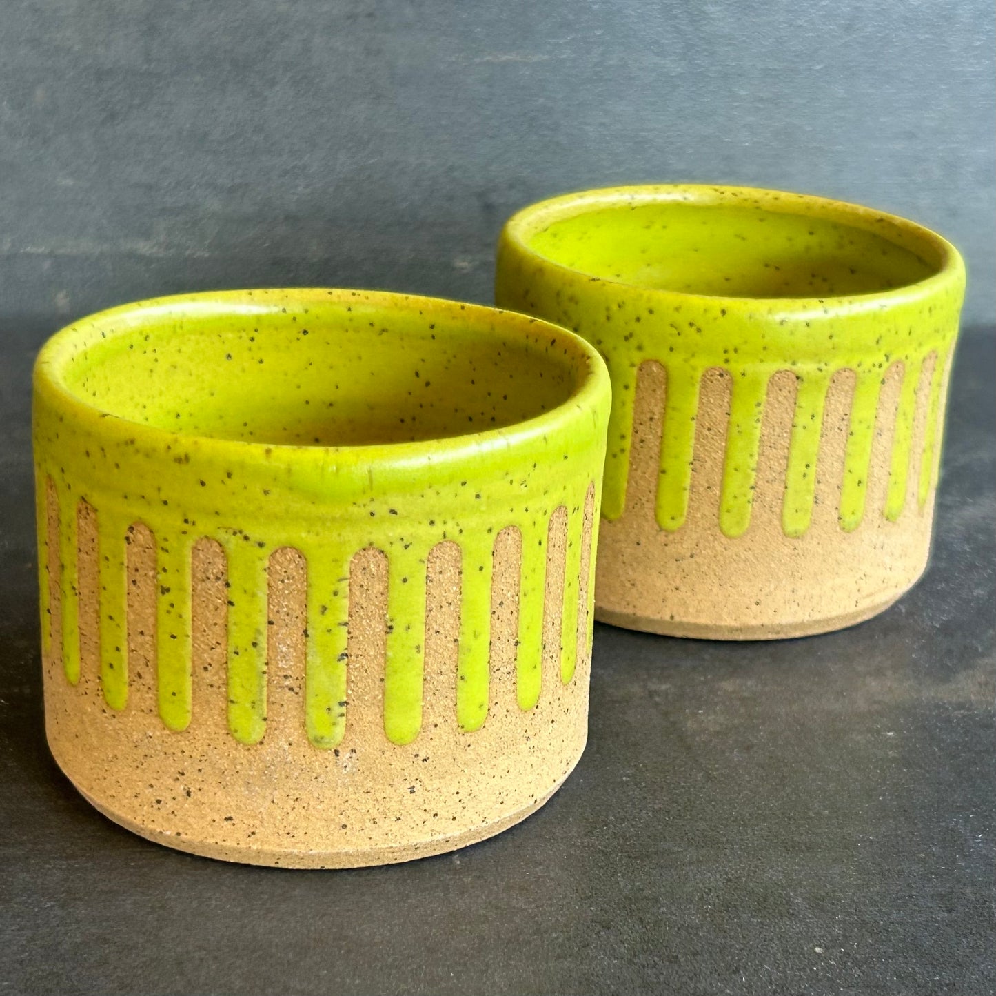 4oz. Drip Cortada Cup - Citrus Matte / Speckled Buff