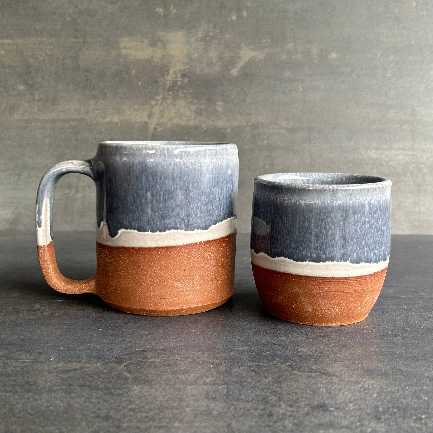 Espresso Cup - Rust / Gunmetal Drip