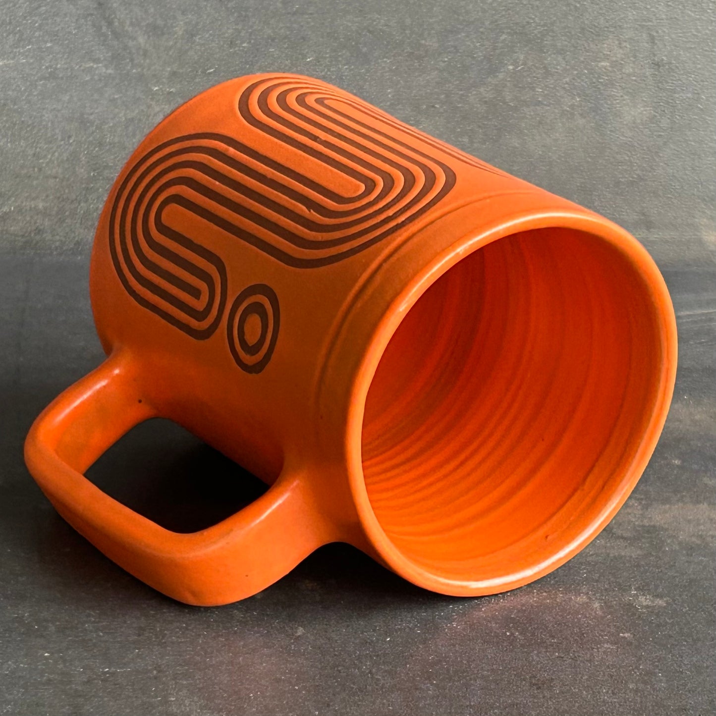 Big Wave Mug - Orange / Rust