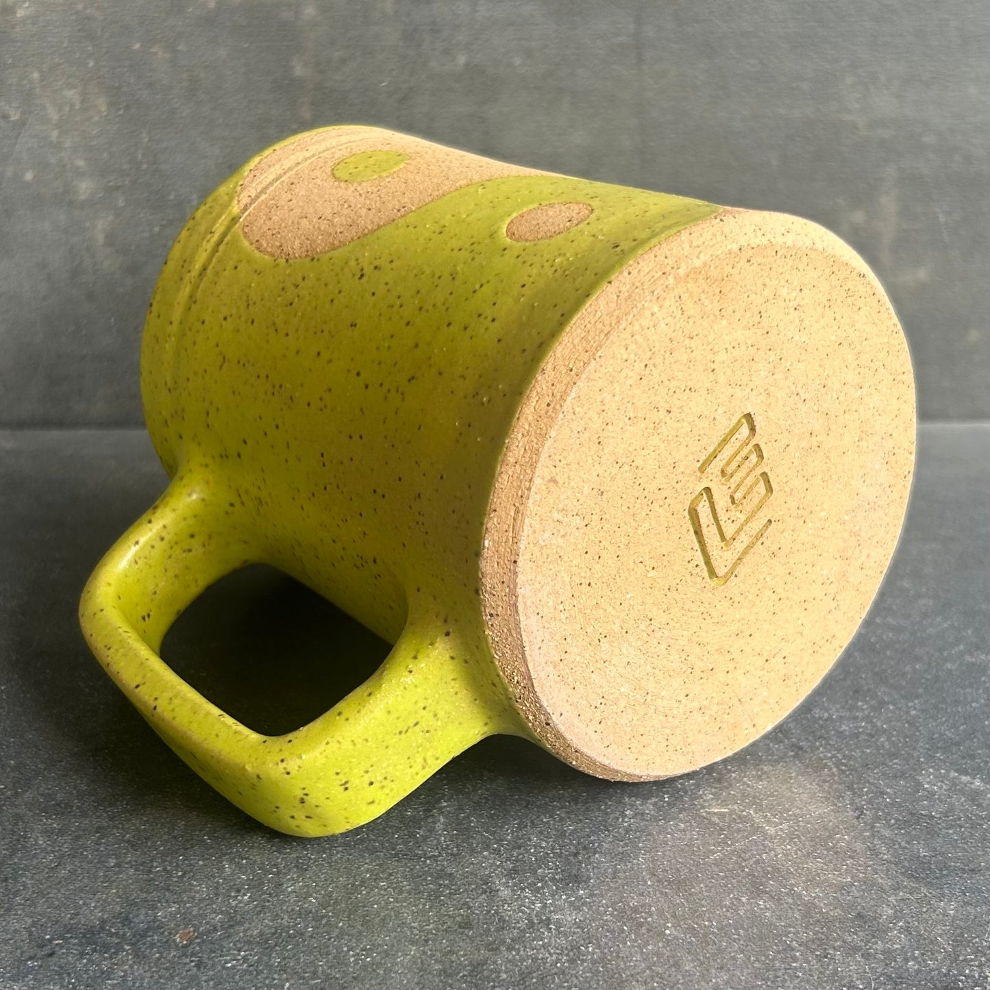 Yin Yang Mug - Citrus Matte / Speckle Buff