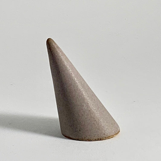 Tilted Ring Cone - Speckled Buff - Sandy Matte