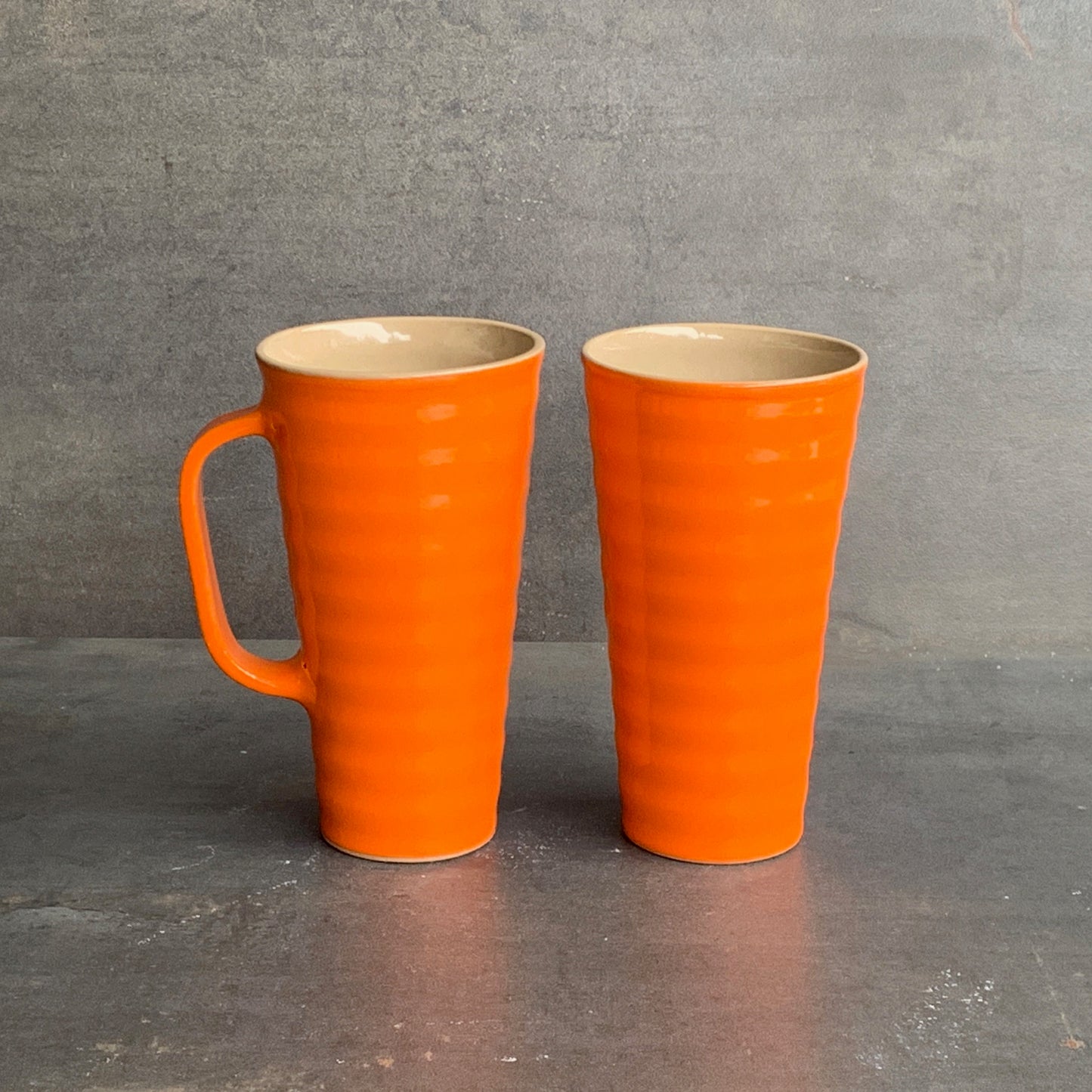 Wavy Mug - Orange / Sand