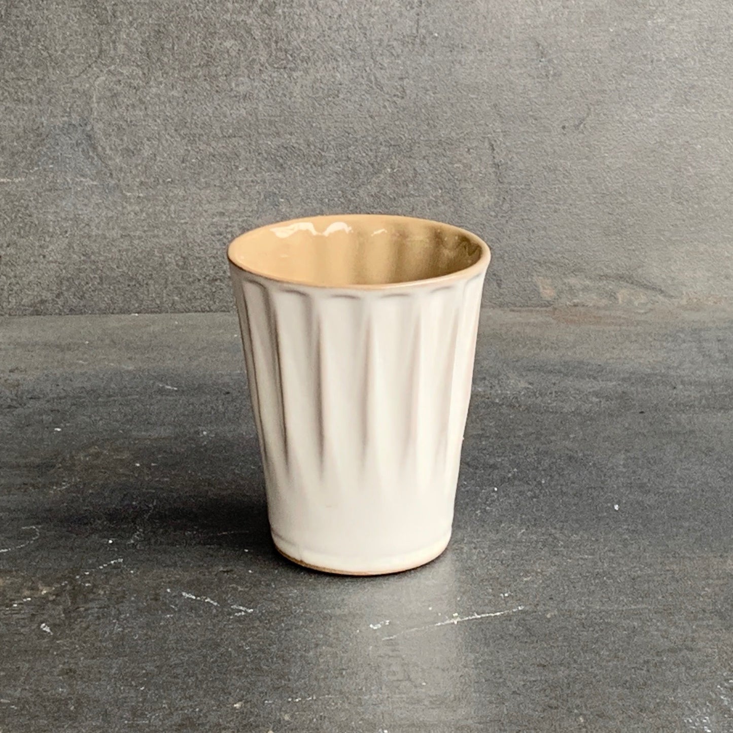 Party Cup - Sand / White