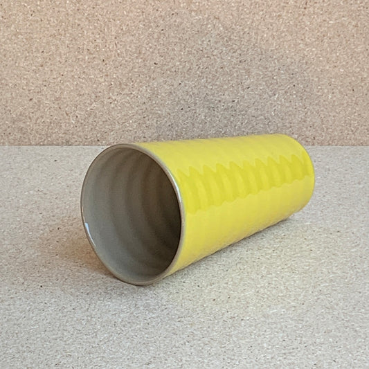 Wavy Cup - Yellow / Sand